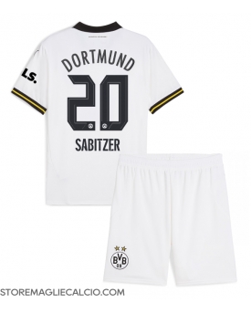 Borussia Dortmund Marcel Sabitzer #20 Maglia Gara Terza Repliche 2024-25 Bambino Maniche Corte
